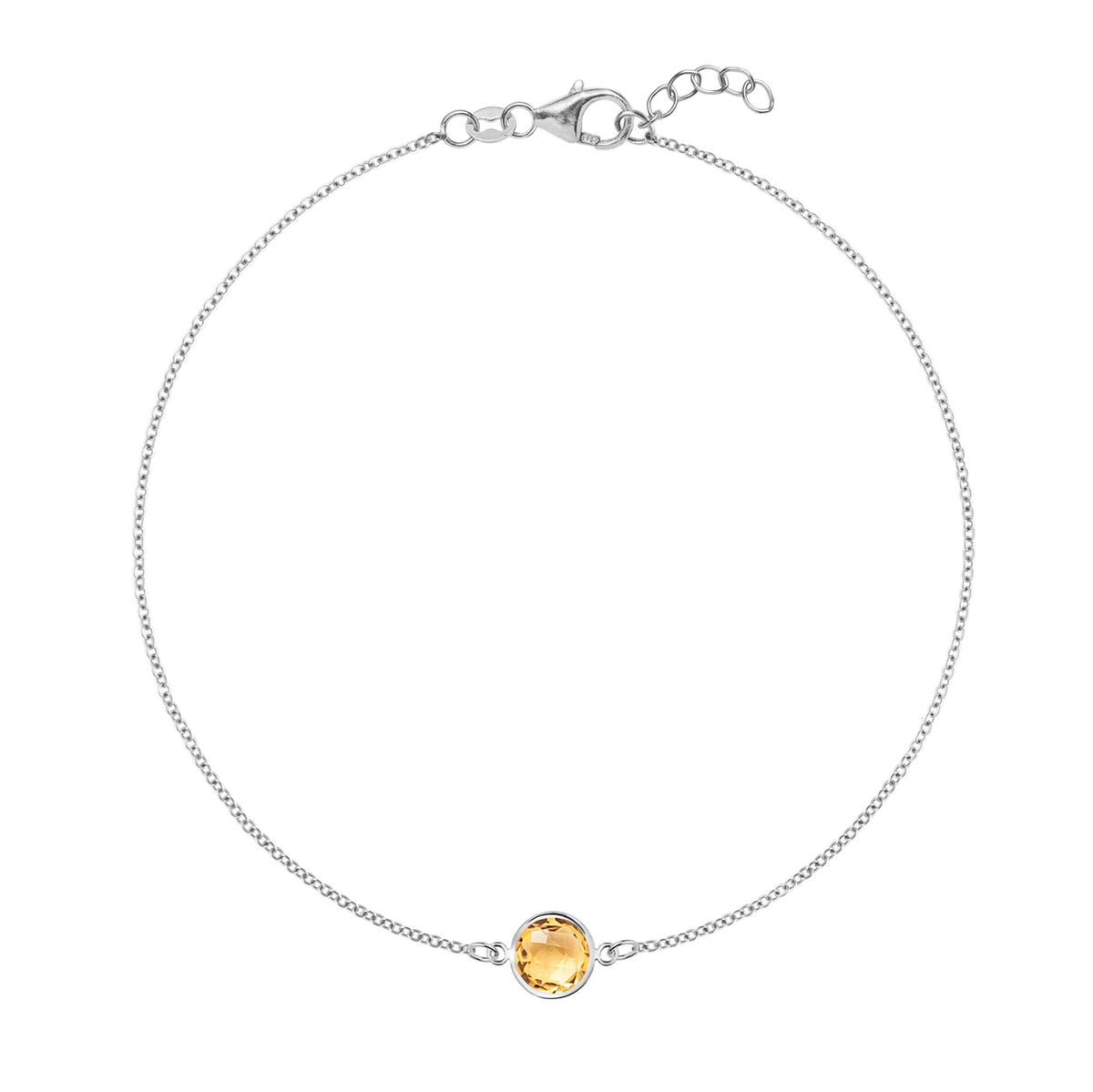 Grand 1 Citrine Bracelet in 14k Gold (November)