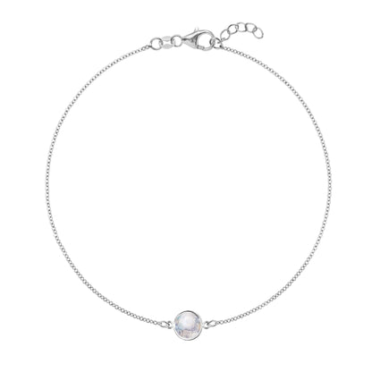 Grand 1 Moonstone Bracelet in 14k Gold (June)