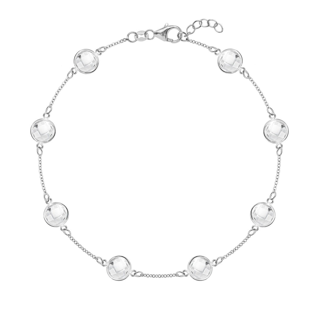 Grand 8 Birthstone Bracelet in 14k Gold