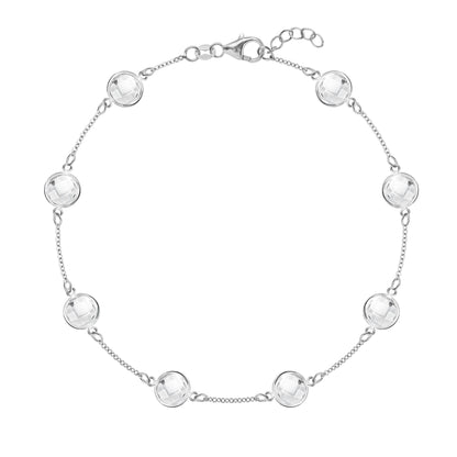 Grand 8 Birthstone Bracelet in 14k Gold