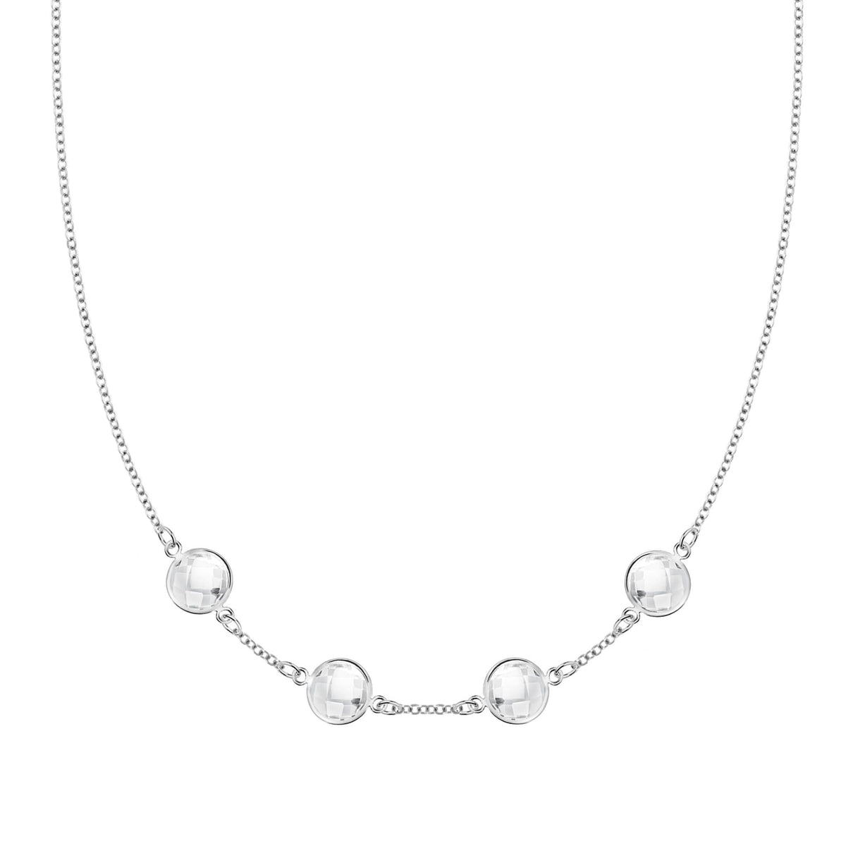 Grand 4 Birthstone Necklace in 14k Gold