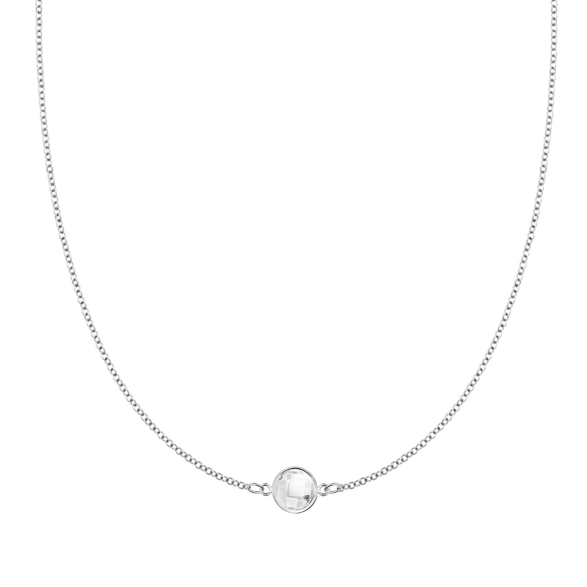 Grand 1 Birthstone Necklace in 14k Gold