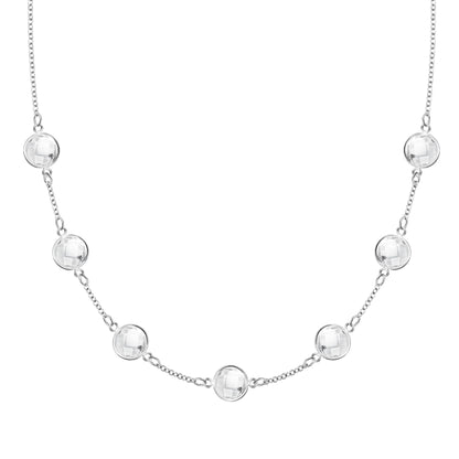 Grand 7 Birthstone Necklace in 14k Gold