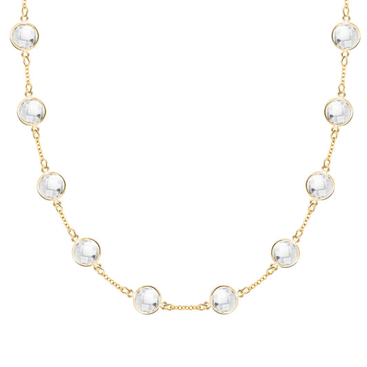 Grand 10 Birthstone Necklace in 14k Gold