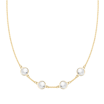 Grand 4 Birthstone Necklace in 14k Gold