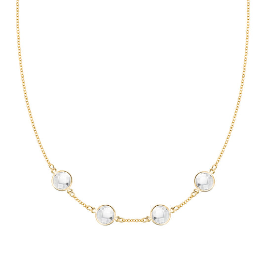 Grand 4 Birthstone Necklace in 14k Gold