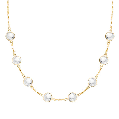 Grand 8 Birthstone Necklace in 14k Gold