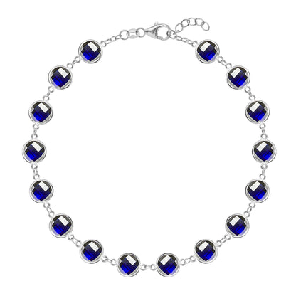 Newport Grand Sapphire Bracelet in 14k Gold (September)