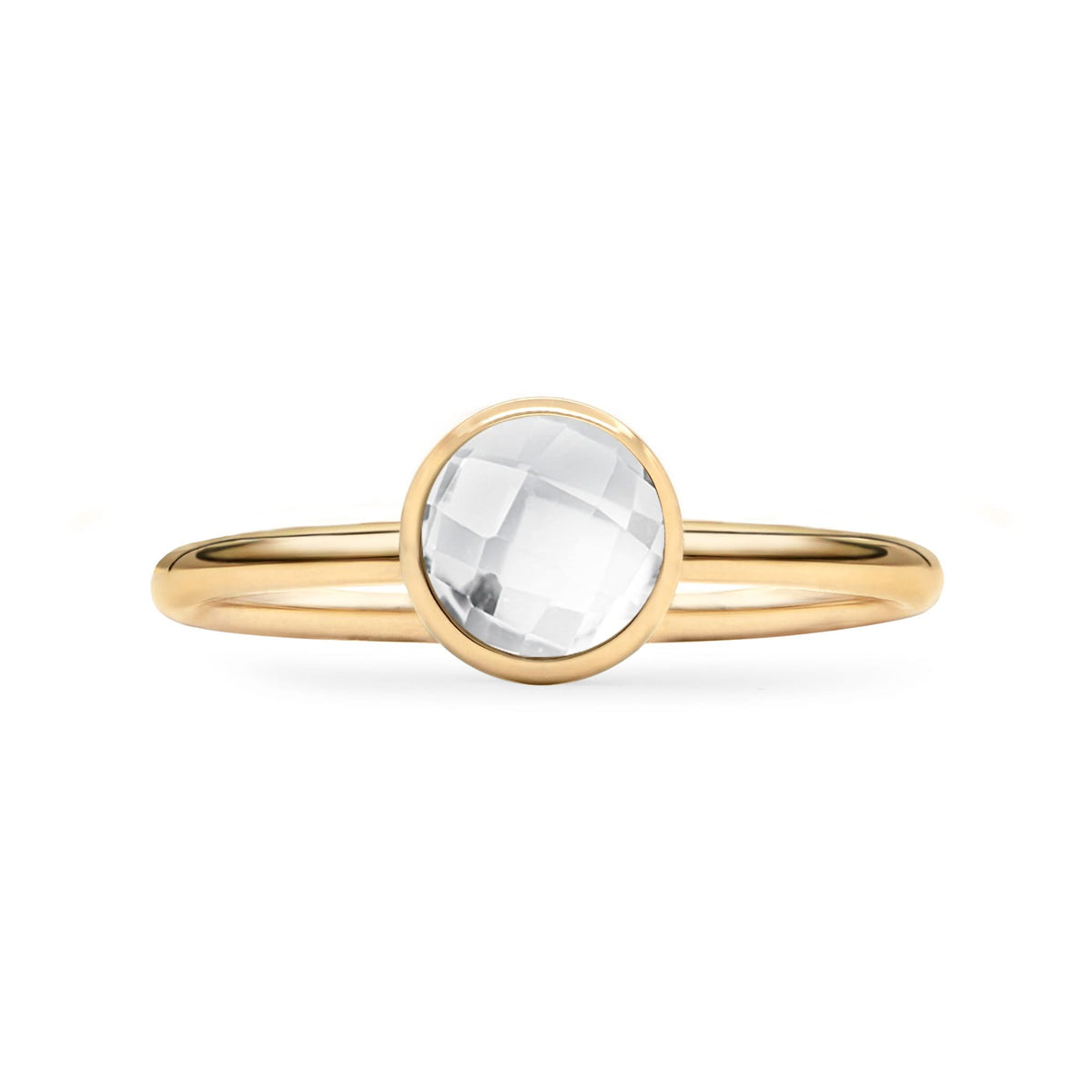 Grand Birthstone Ring in 14k Gold