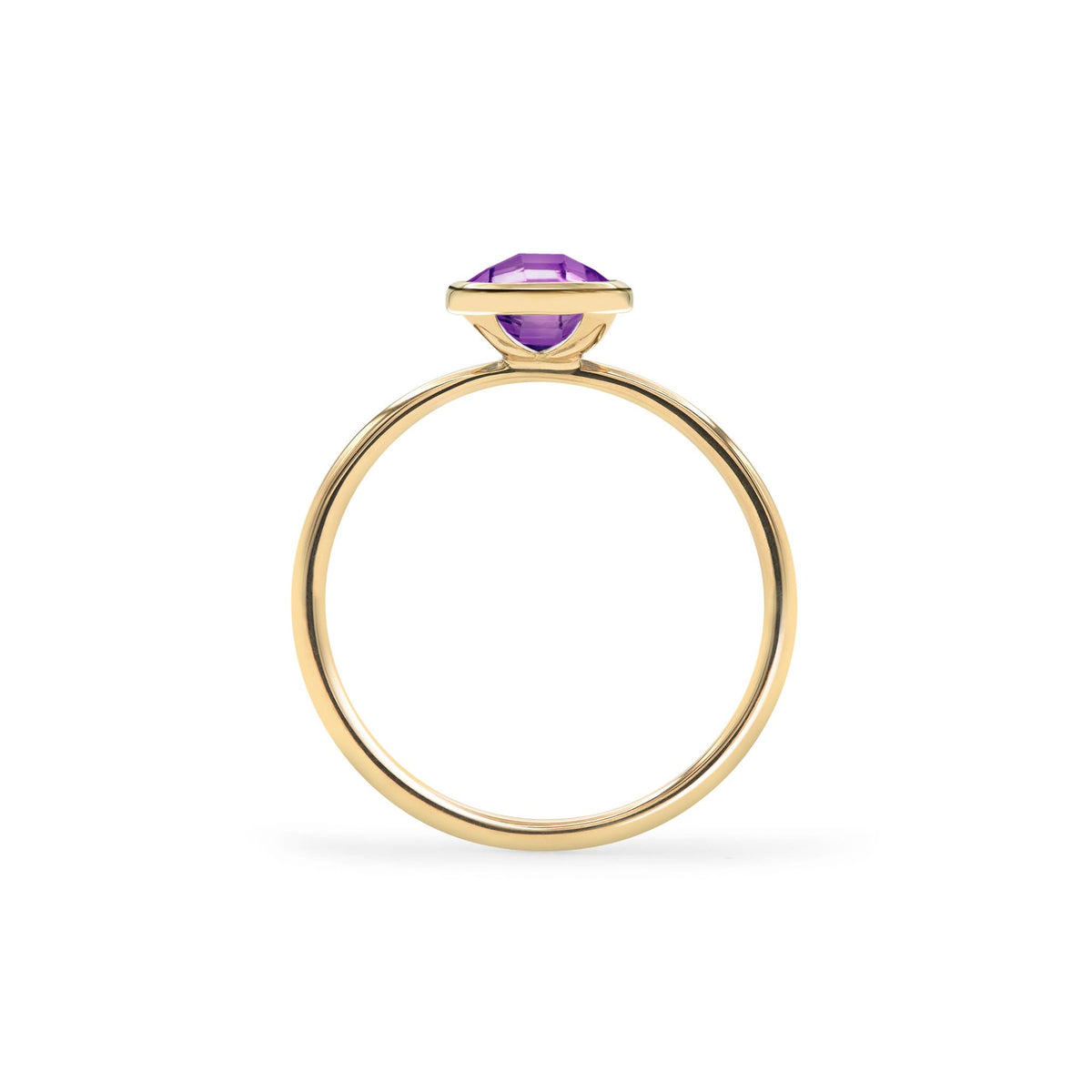Grand Amethyst Ring in 14k Gold (February)