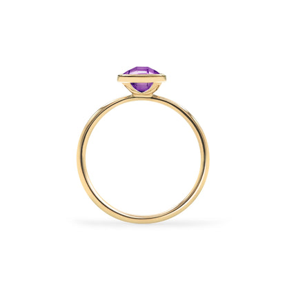 Grand Amethyst Ring in 14k Gold (February)
