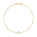 Grand 1 Birthstone Adelaide Mini Bracelet in 14k Gold