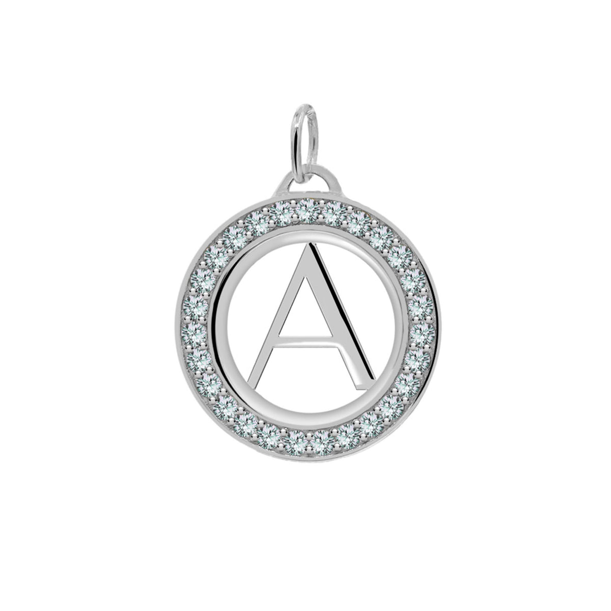 Letter & Alexandrite Pendant in 14k Gold (June)