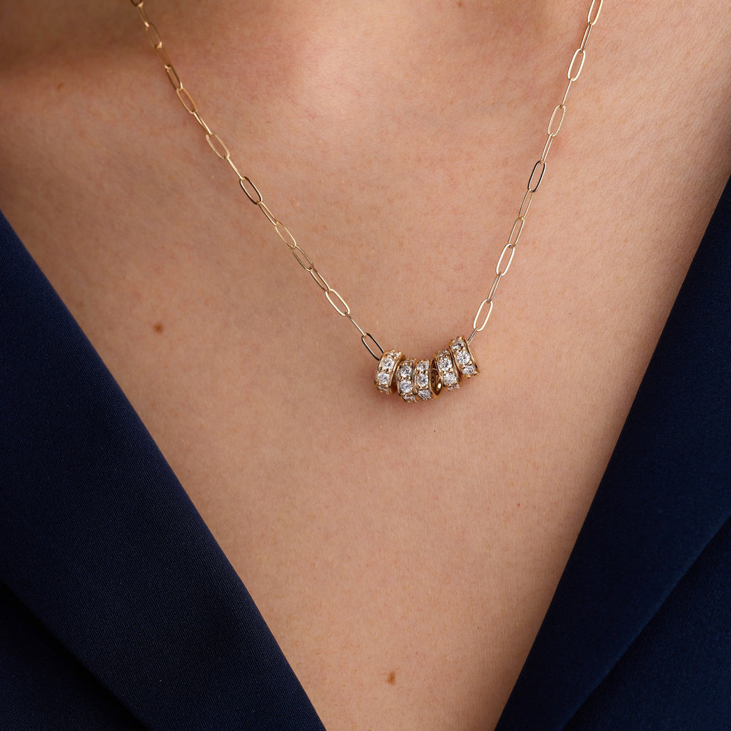 Rosecliff Diamond Bead in 14k Gold
