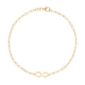 Infinity Adelaide Mini Bracelet in 14k Gold
