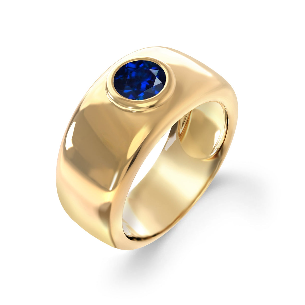 Jamestown Sapphire Band Ring in 14k Gold (September)