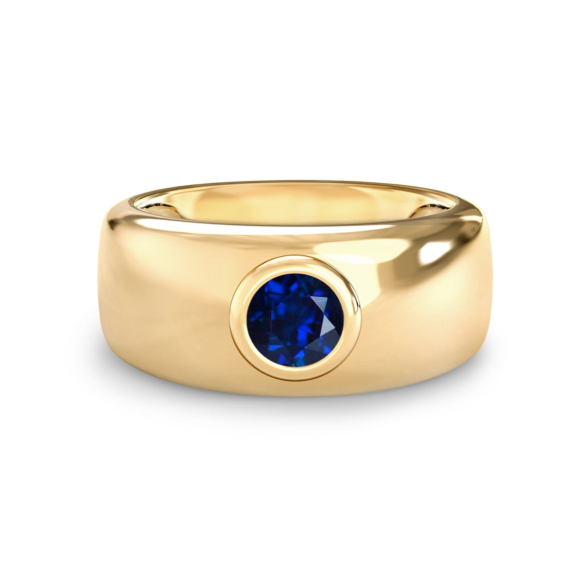 Jamestown Sapphire Band Ring in 14k Gold (September)