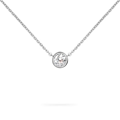 Jamestown Birthstone Solitaire Necklace in 14k Gold