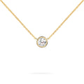 Jamestown Diamond Solitaire Necklace in 14k Gold (April)
