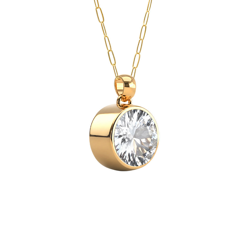 Jamestown Birthstone Pendant in 14k Gold