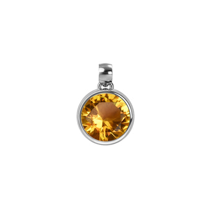 Jamestown Citrine Pendant in 14k Gold (November)