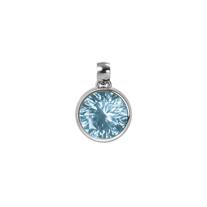 Jamestown Nantucket Blue Topaz Pendant in 14k Gold (December)
