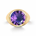 Jamestown Amethyst Ring in 14k Gold (February)