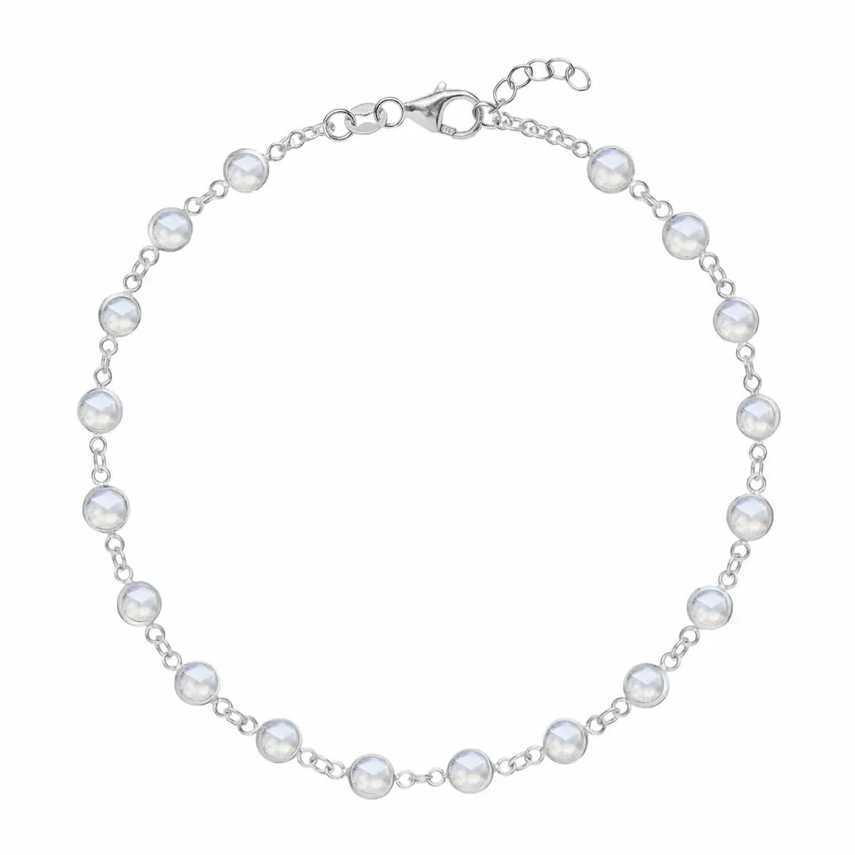 Newport Moonstone Bracelet in 14k Gold (June)