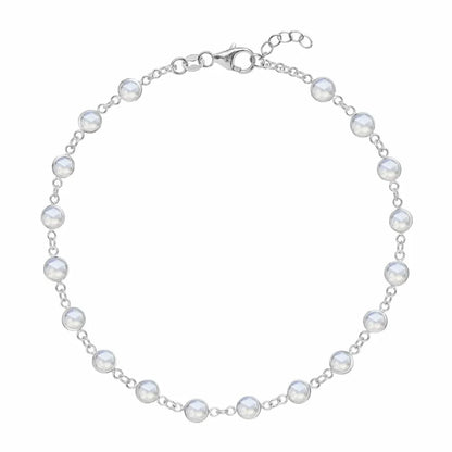 Newport Moonstone Bracelet in 14k Gold (June)
