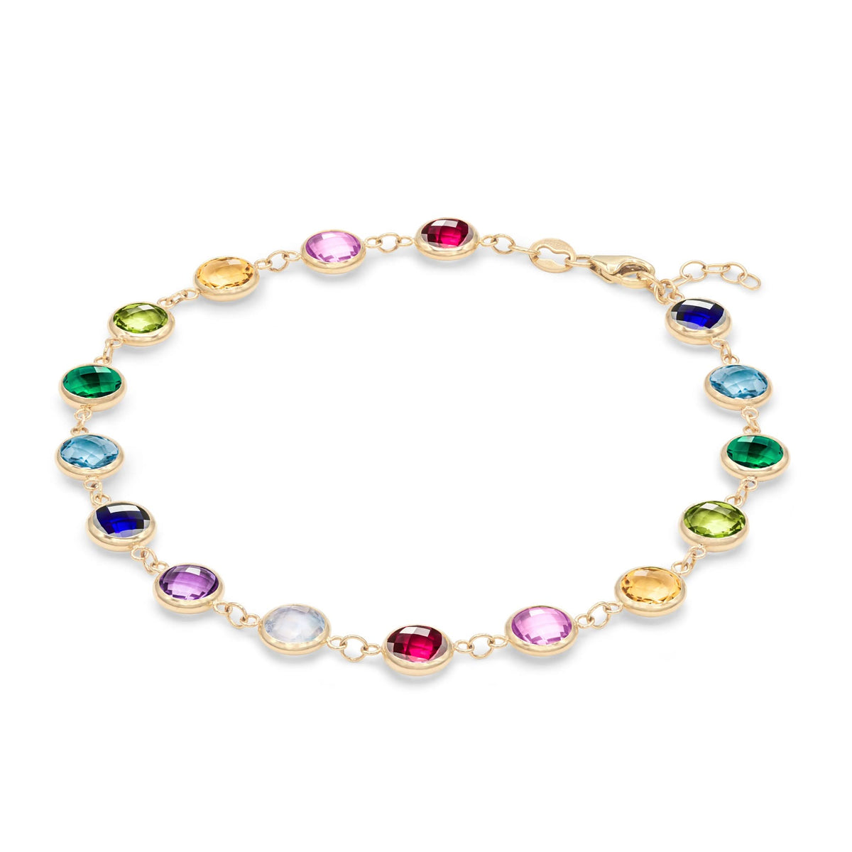Rainbow Newport Grand Bracelet in 14k Gold