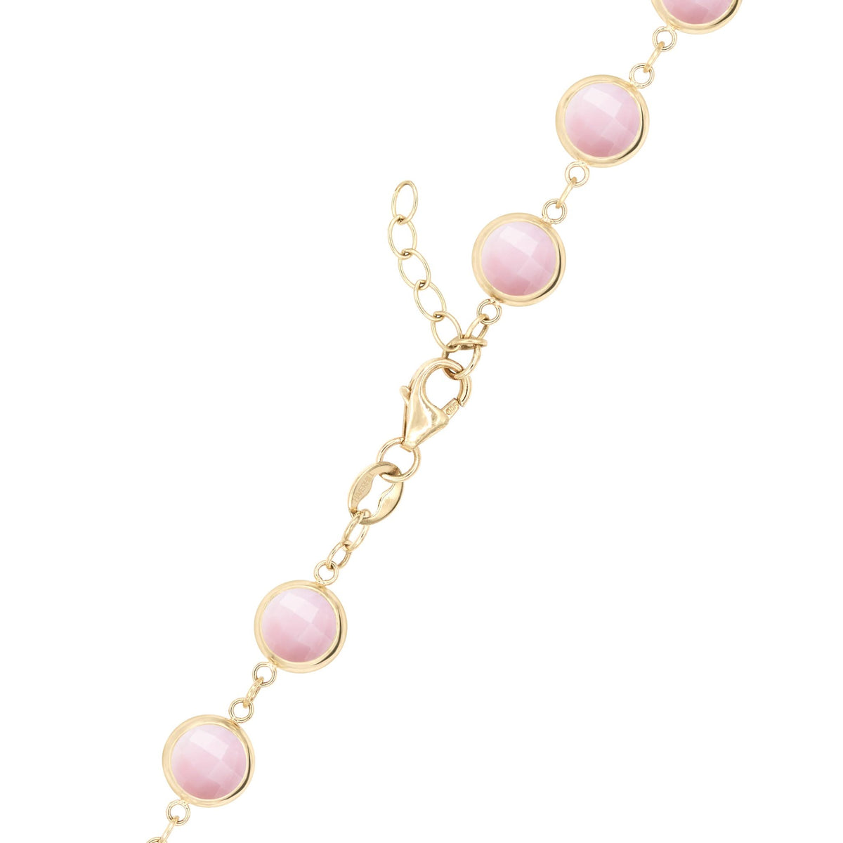 Newport Grand Pink Opal Bracelet in 14k Gold (October)