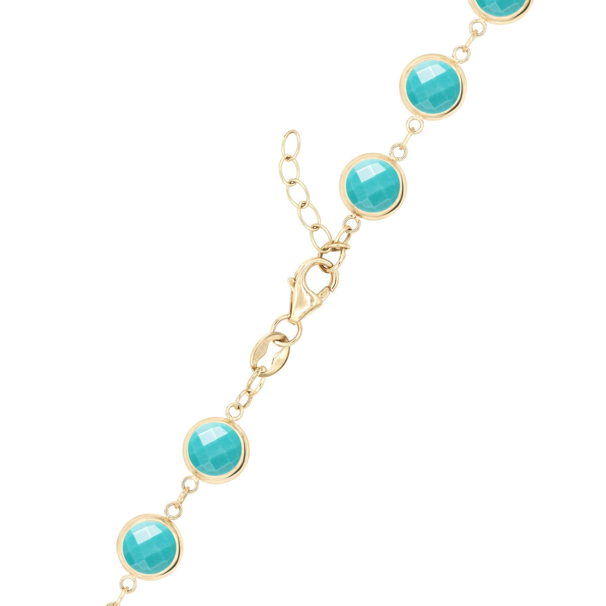 Newport Grand Turquoise Bracelet in 14k Gold (December)