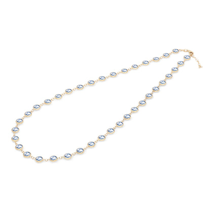 Newport Grand Aquamarine Necklace in 14k Gold (March)