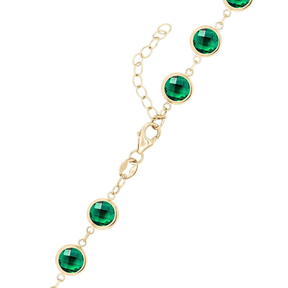 Newport Grand Emerald Necklace in 14k Gold (May)