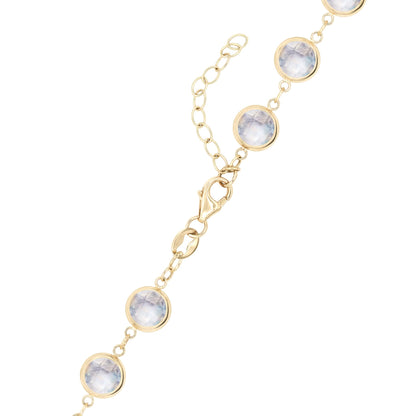 Newport Grand Moonstone Necklace in 14k Gold (June)
