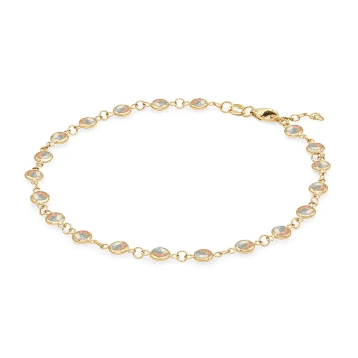 Newport Opal Bracelet in 14k Gold (October)