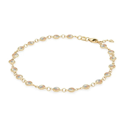 Newport Opal Bracelet in 14k Gold (October)