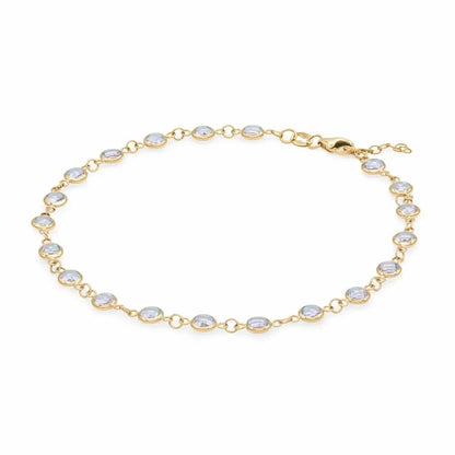 Newport Moonstone Bracelet in 14k Gold (June)