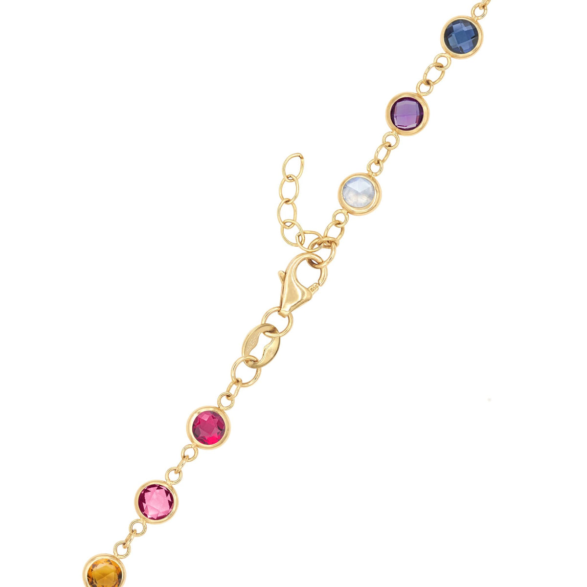 Rainbow Newport Bracelet in 14k Gold