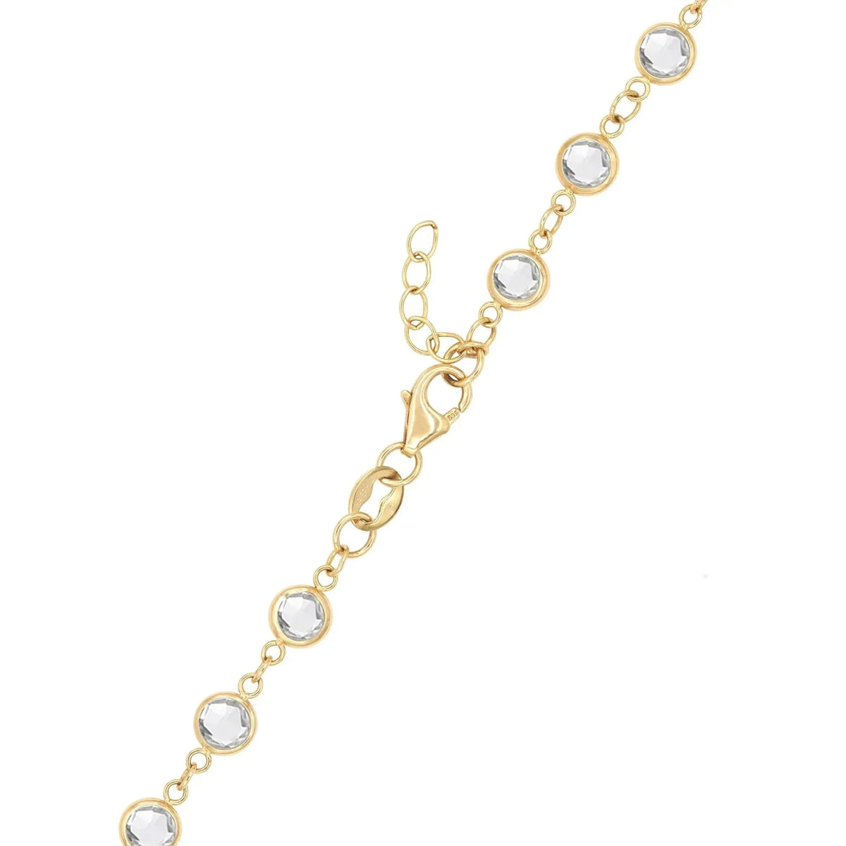 Large Peace Sign Newport Bracelet in 14k Gold