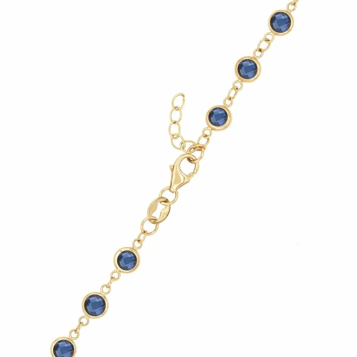 Newport Sapphire Necklace in 14k Gold (September)