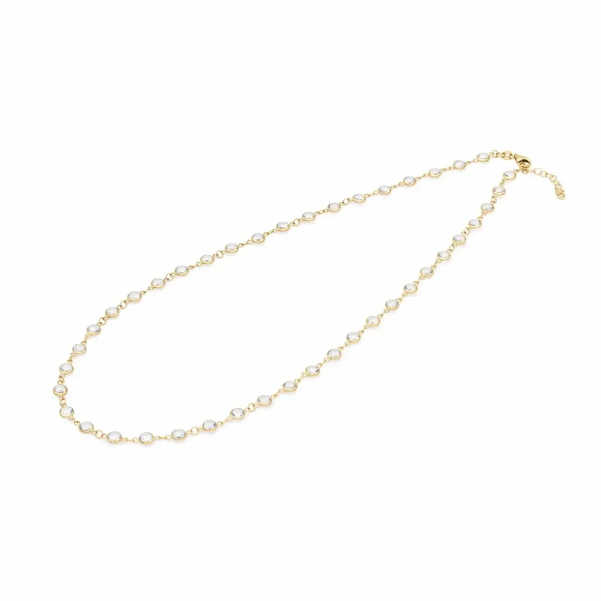 Newport Moonstone Necklace in 14k Gold (June)