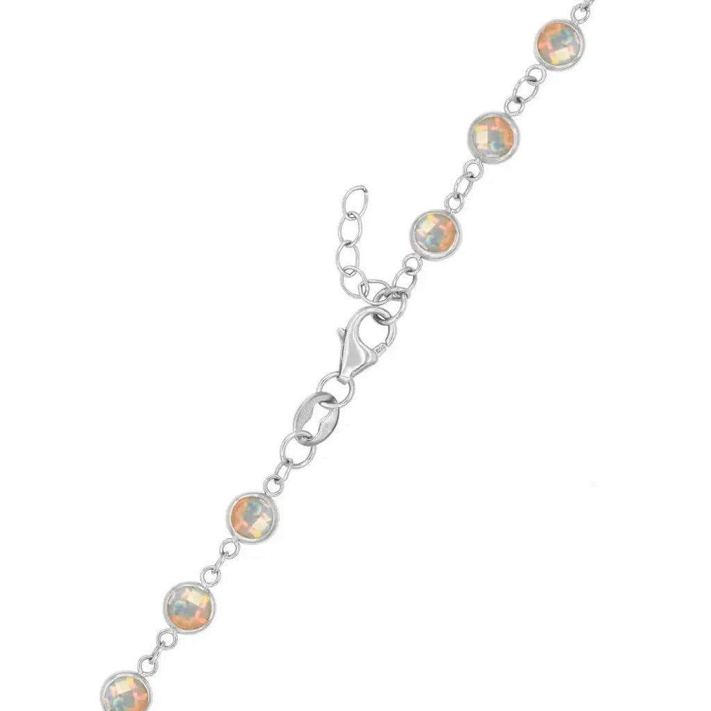 Newport Opal Necklace in 14k Gold (October)