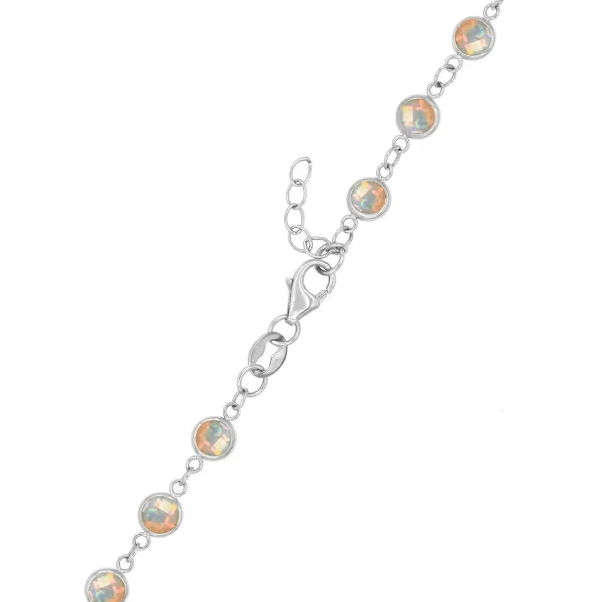 Newport Opal Necklace in 14k Gold (October)