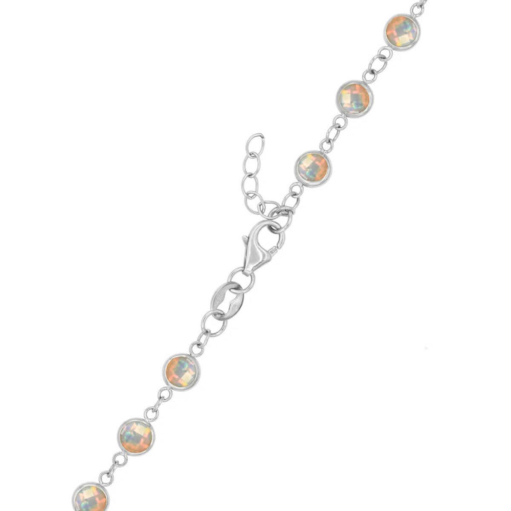 Newport Opal Long Necklace in 14k Gold (October)