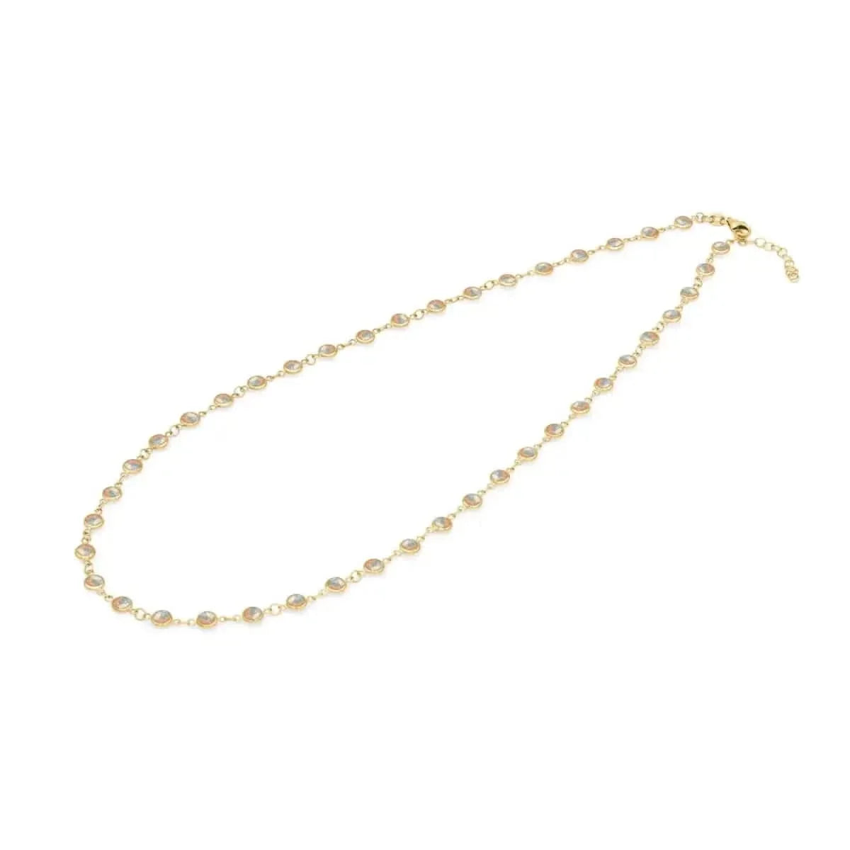 Newport Opal Necklace in 14k Gold (October)