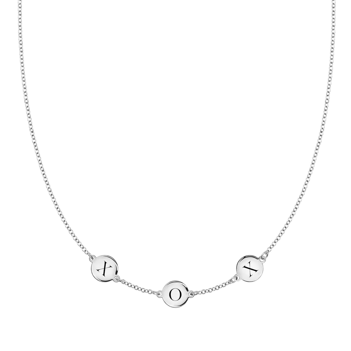 XOX Necklace in 14k Gold