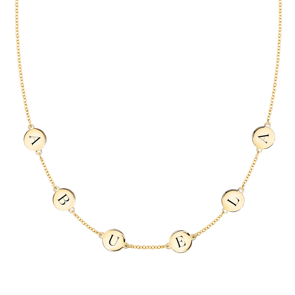 ABUELA Necklace in 14k Gold