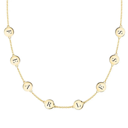 FEARLESS Necklace in 14k Gold