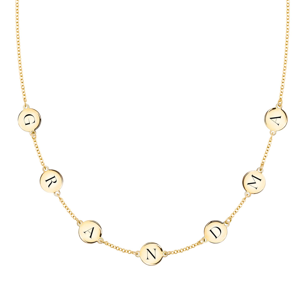 GRANDMA Necklace in 14k Gold